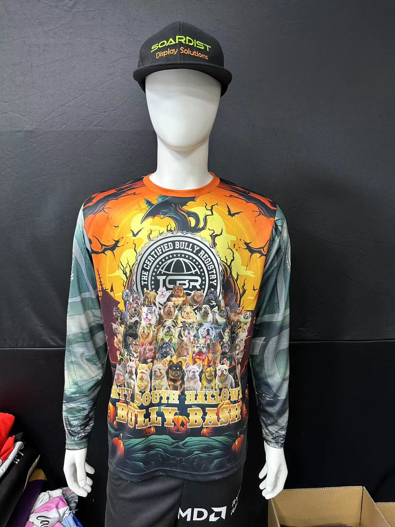 120GSM Milk Silk Long Sleeve Crew Neck (Full Dye Sublimation)#USA500041