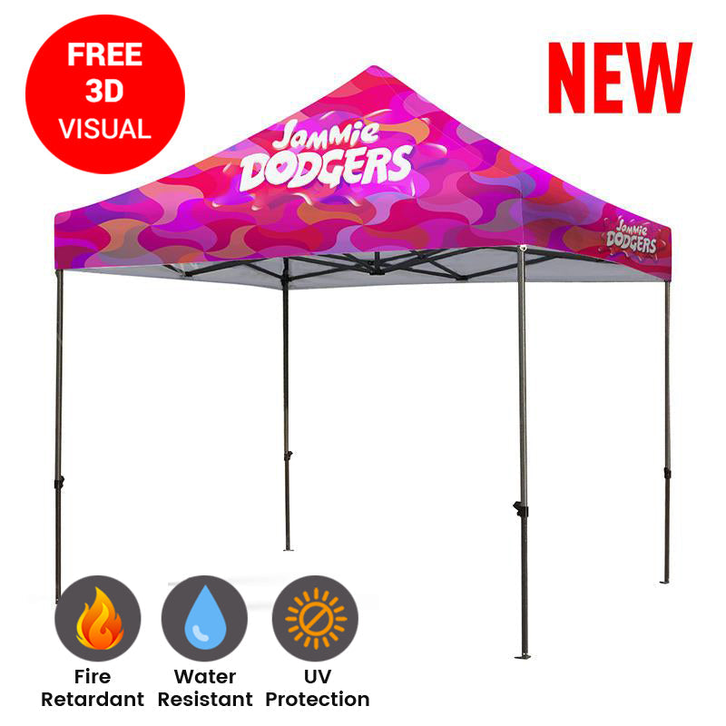 Premium 10' Steel 30mm (full-Bleed Dye Sublimation) 17" Valance