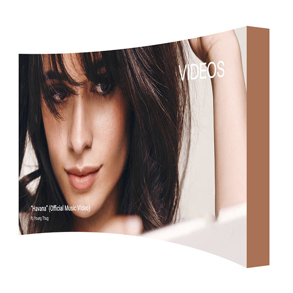 8' Fabric Pop Up Display (Curve)