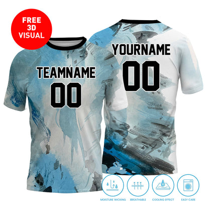 120GSM Milk Silk Short Sleeve Crew Neck (Full Dye Sublimation) #USA500040
